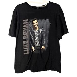 Luke Bryan Kick Up the Dust Tour Shirt country music womans medium